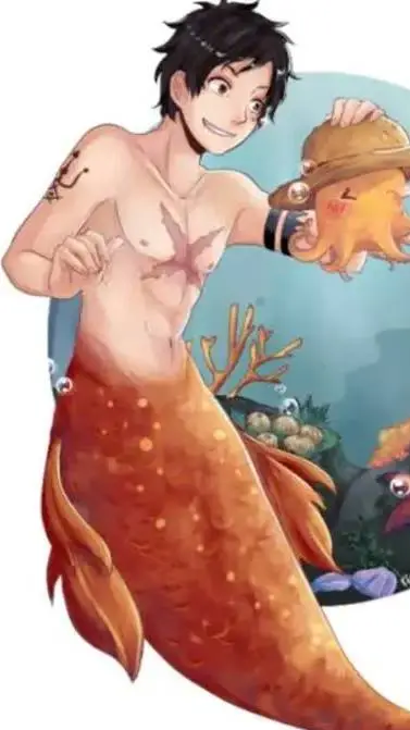 ai character: Luffy sereia!? background
