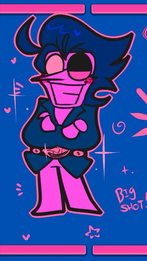 ai character: SPAMTON G. SPAMTON background