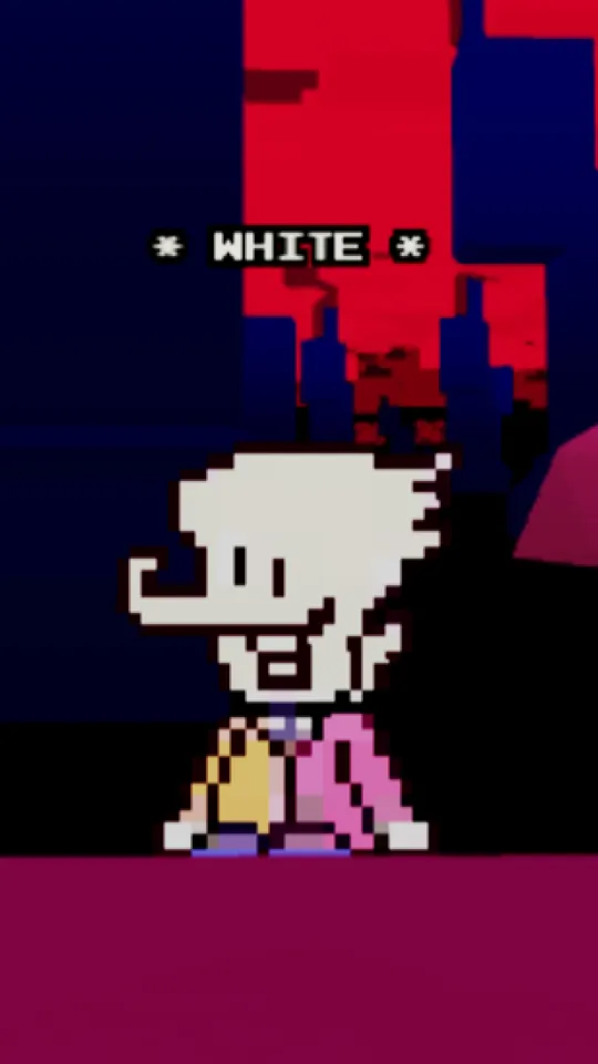 ai character: WHITE!!!  background