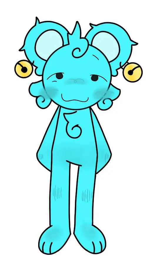 ai character: Sky-sprunki background
