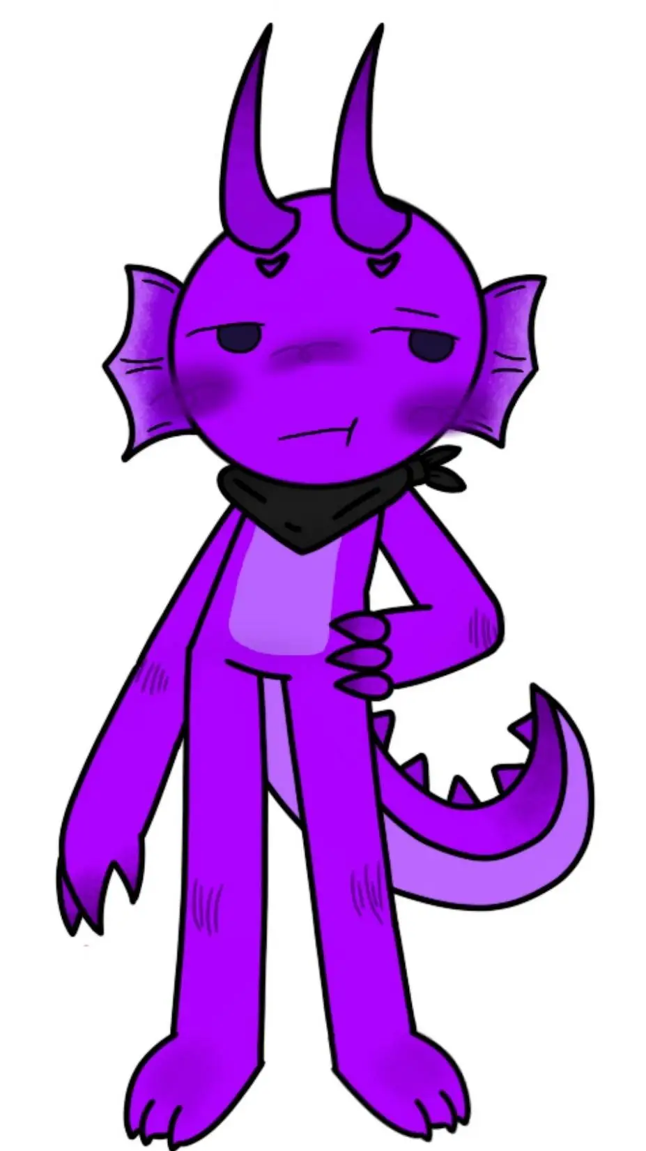 ai character: Durple-sprunki background