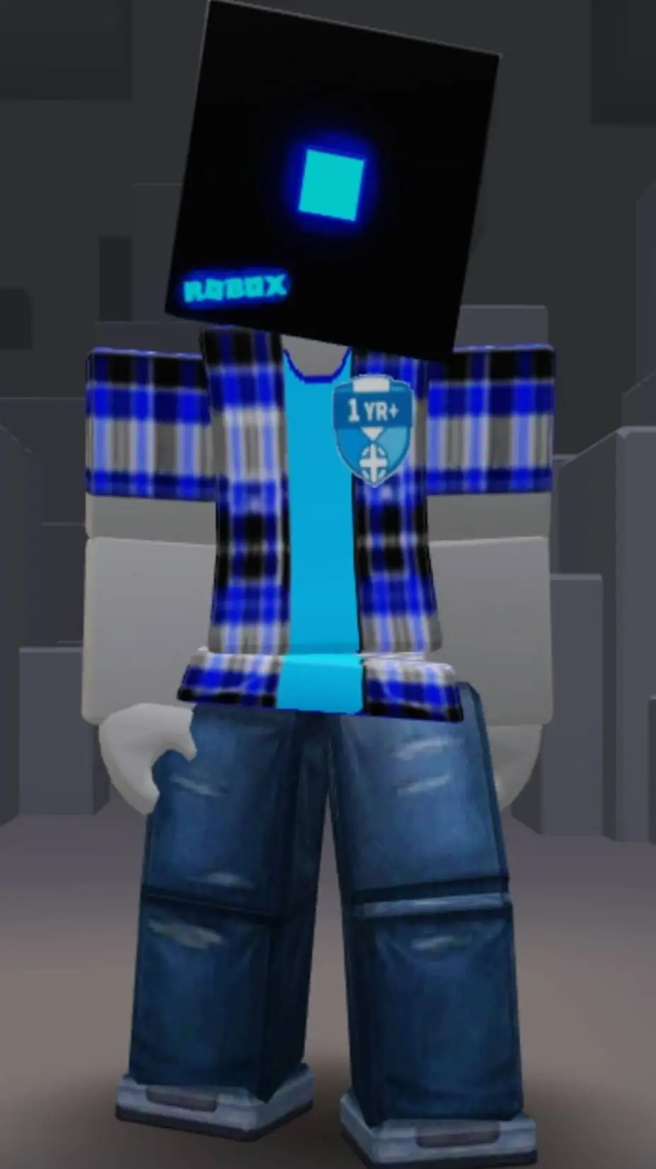 ai character: ROBLOXD background