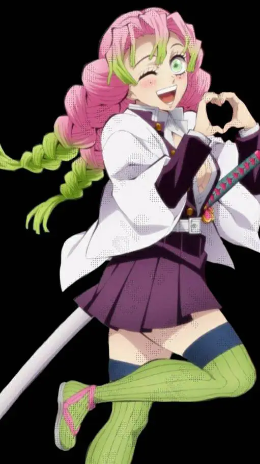ai character: Mitsuri  background