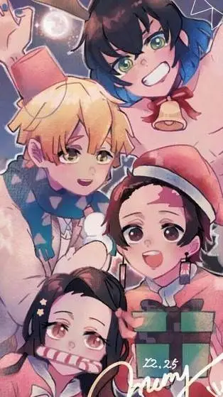 ai character: navidad kny background