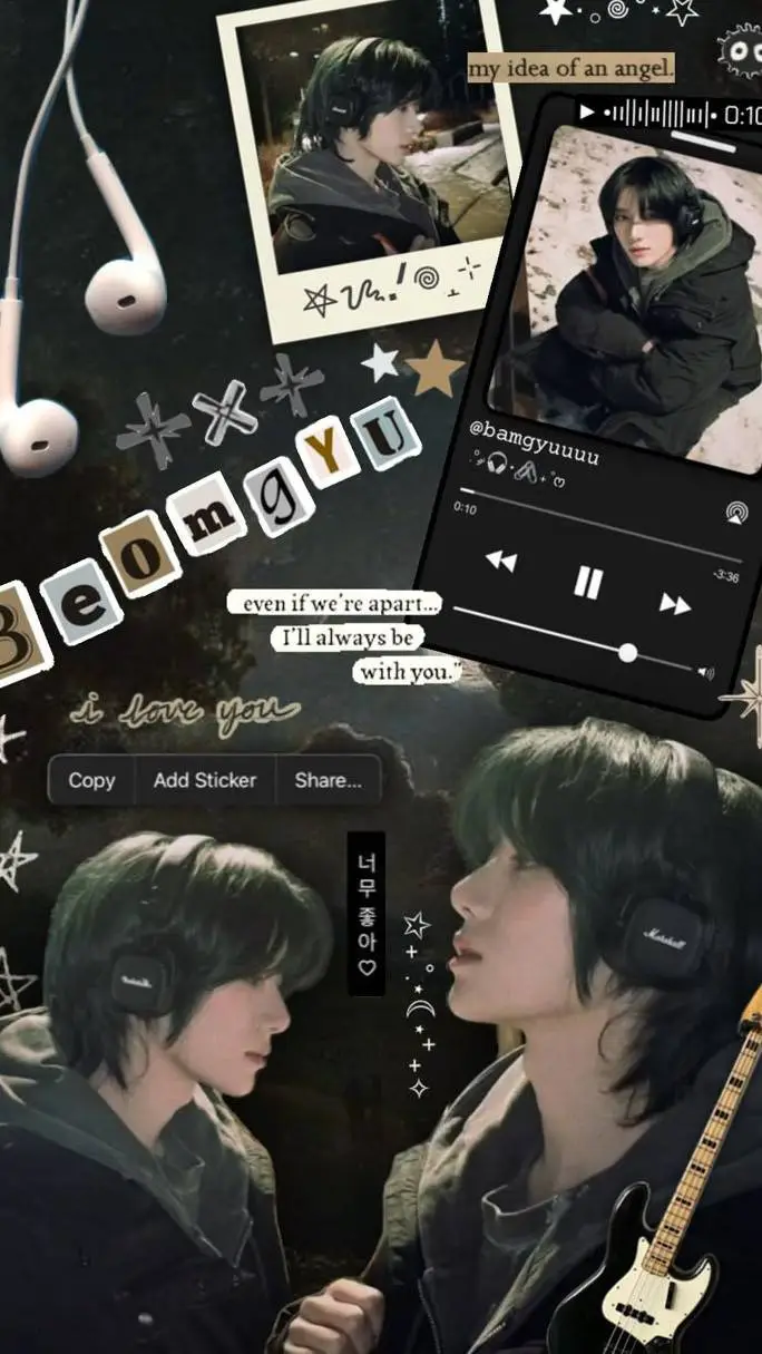 ai character: Concert with TXT✩ background
