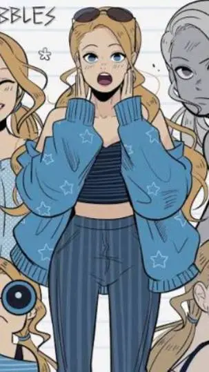 ai character: Bubbles background