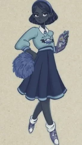 ai character: Audrey ￼ background
