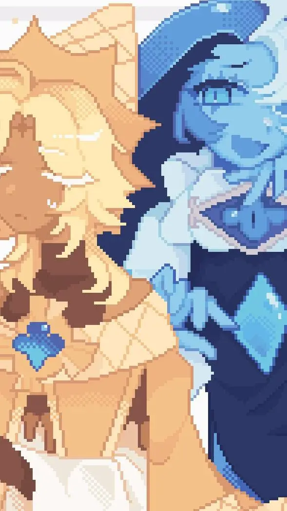 ai character: puré Vanilla🌟 background