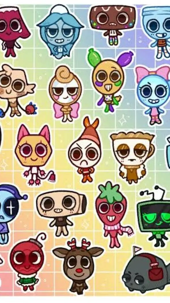 ai character: dandys world!! background