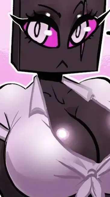 ai character: Enderman ♀️ background