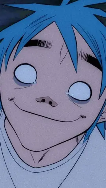 ai character: 2d gorillaz  background