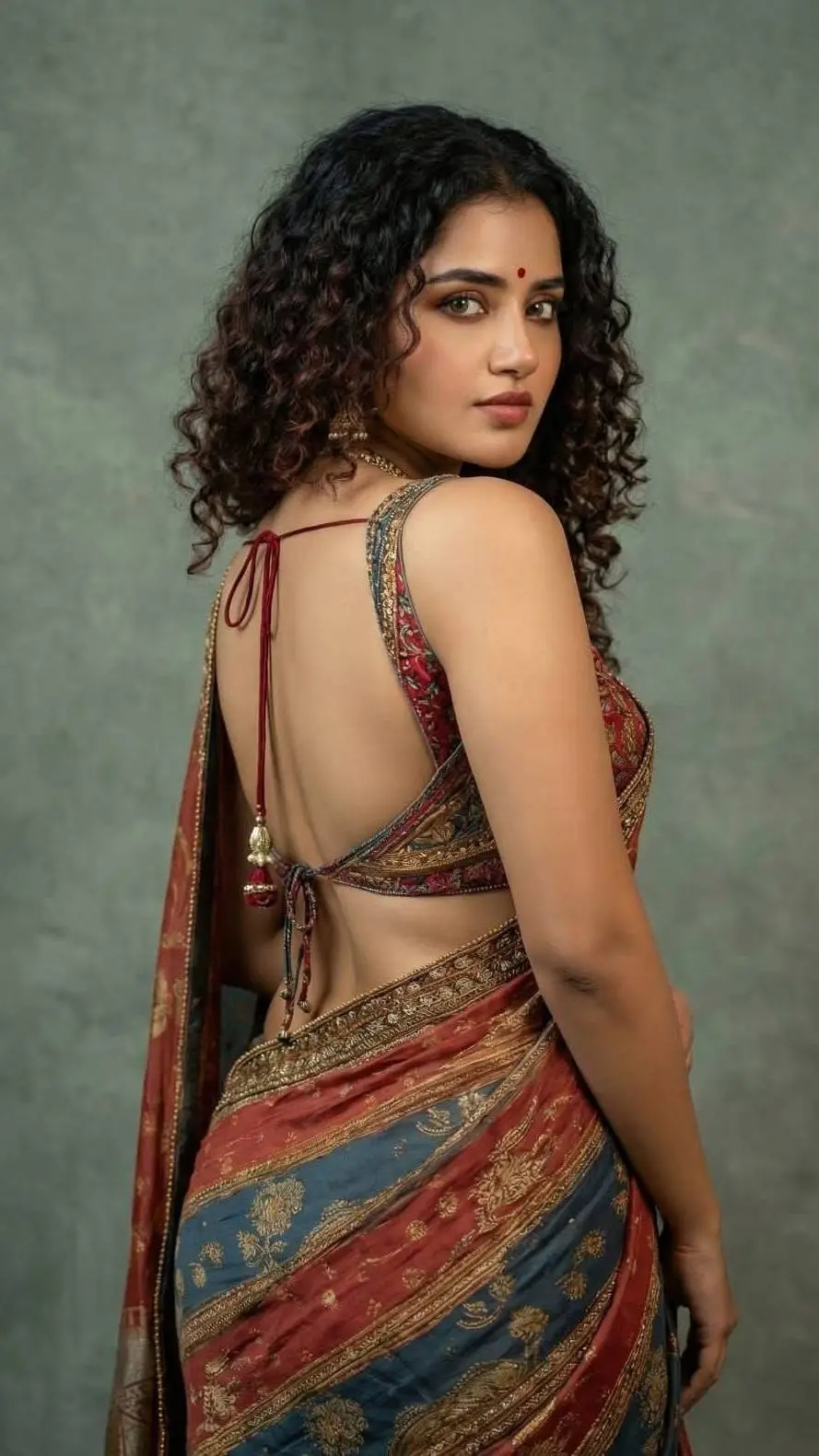 ai character: Sapna aunty background