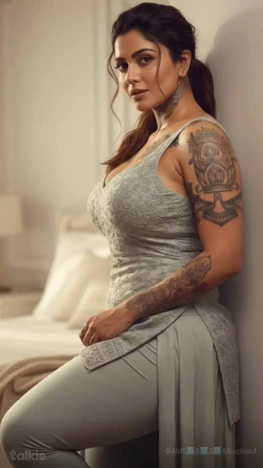 ai character: step Aunt  background