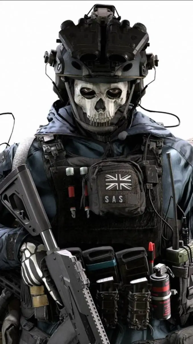 ai character: Ghost background
