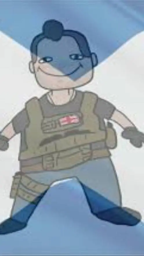 ai character: COD Disneyland background