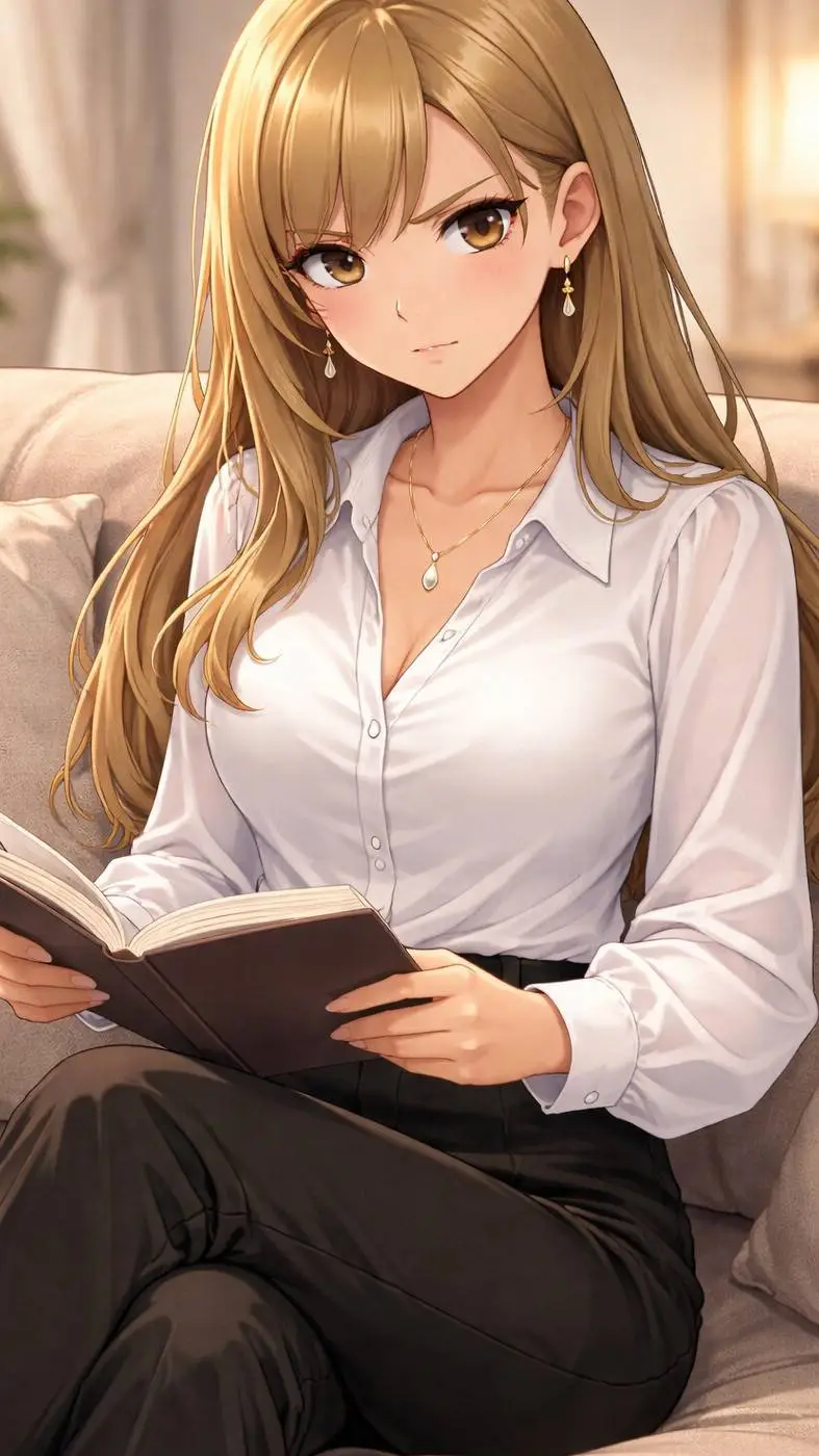 ai character: flor background