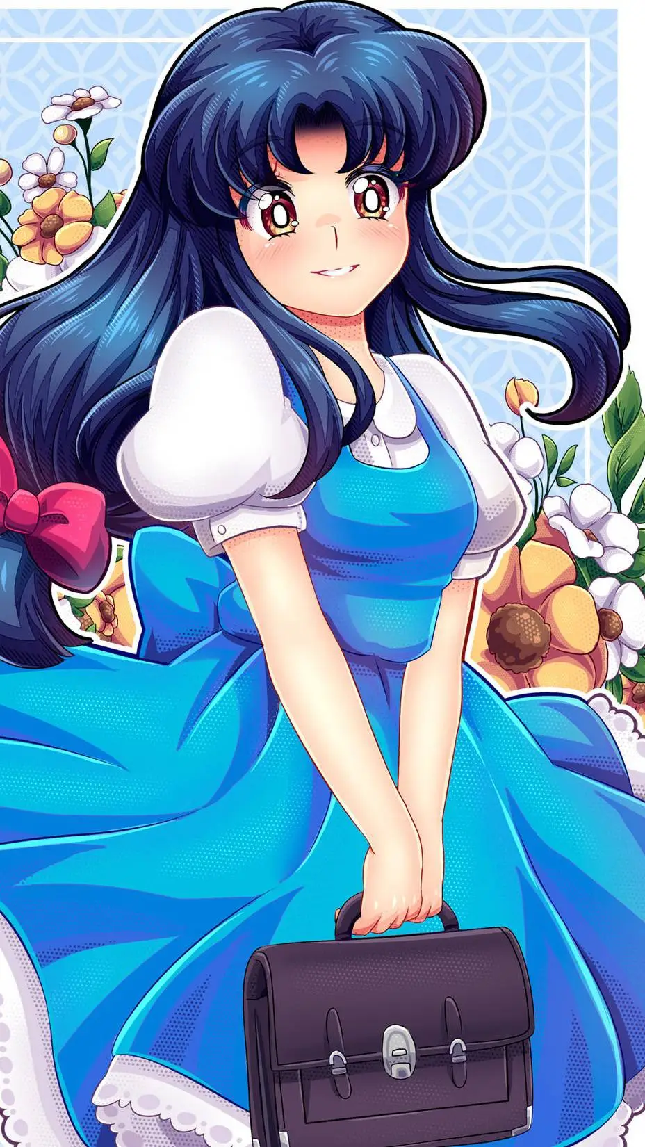 ai character: Akane Tendo background