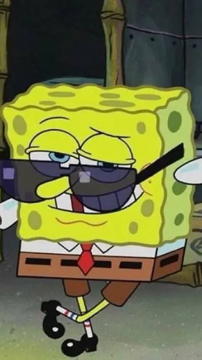ai character: губка Боб background