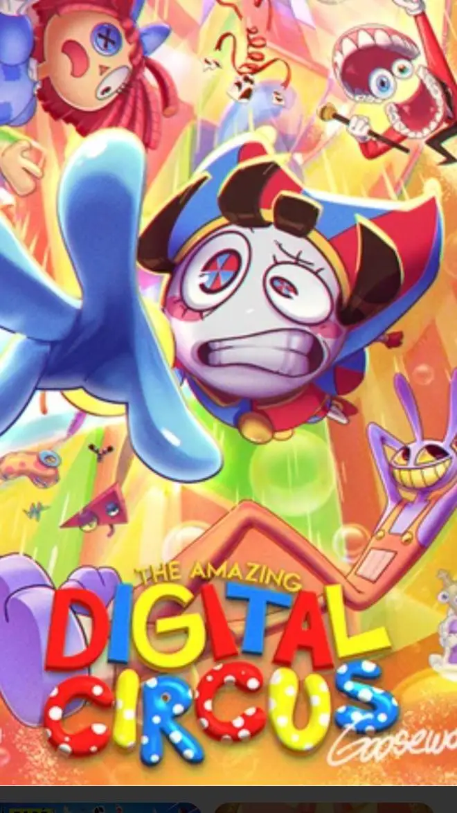 ai character: †{digital circus}† background