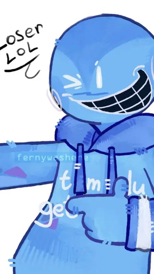 ai character: 🔪🟦 BLUUDUD 🟦🔪 background