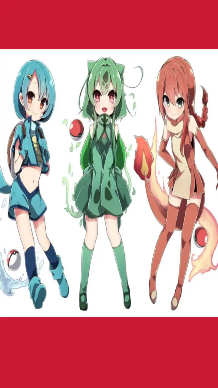 ai character: Pokémon Iniciales background