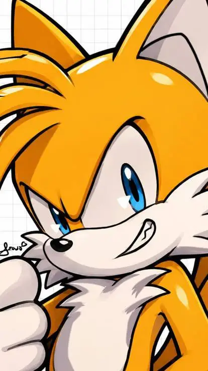ai character: Tails  background