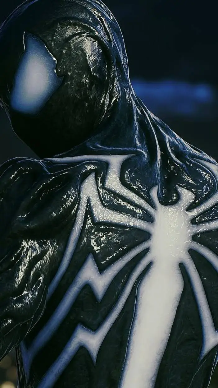 ai character: SpiderMan Simbiont background