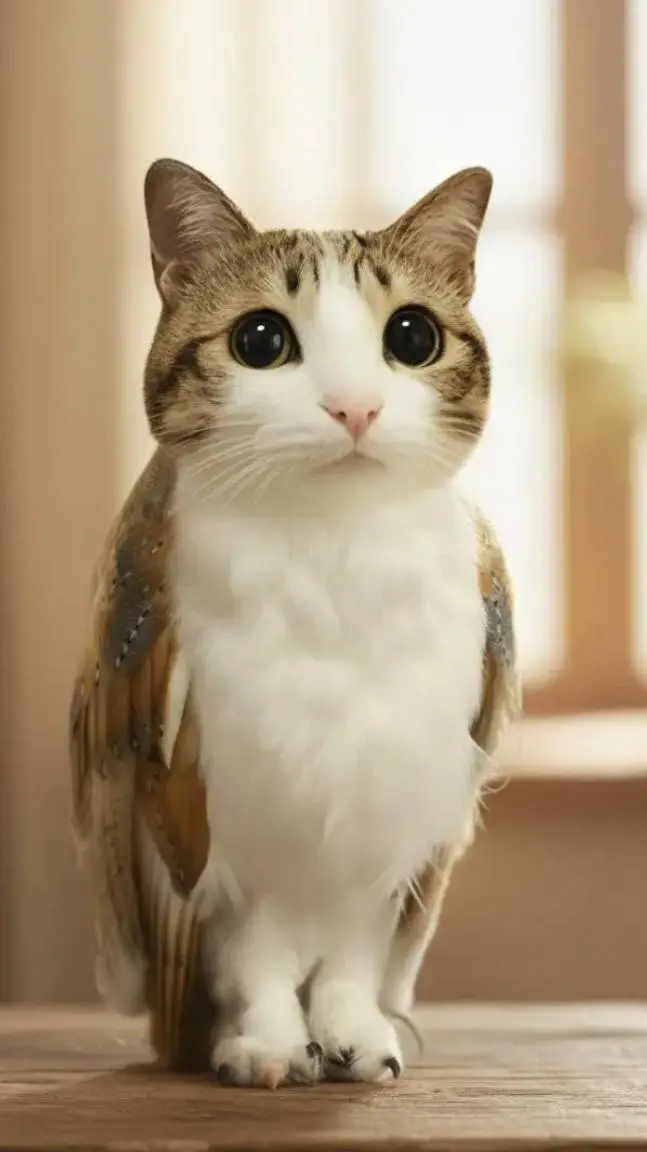 ai character: мяуля background