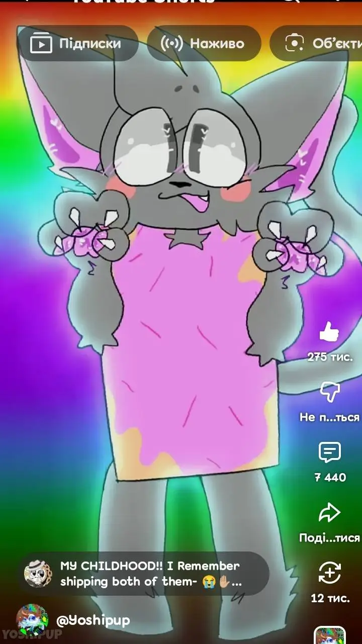 ai character: shake nyan cat background
