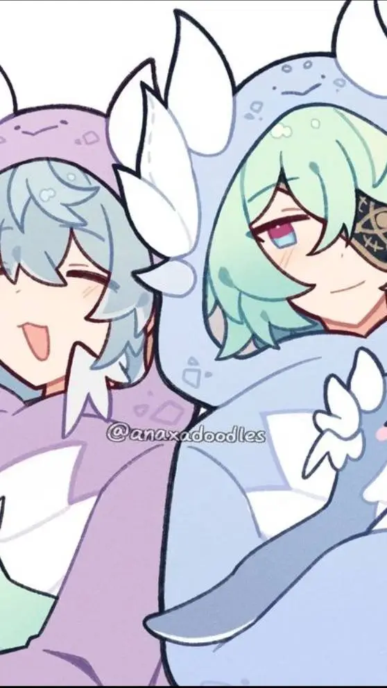 ai character: Anaxa × Sunday background