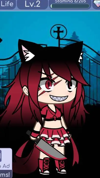 ai character: the Damon Fluffy 😈 background