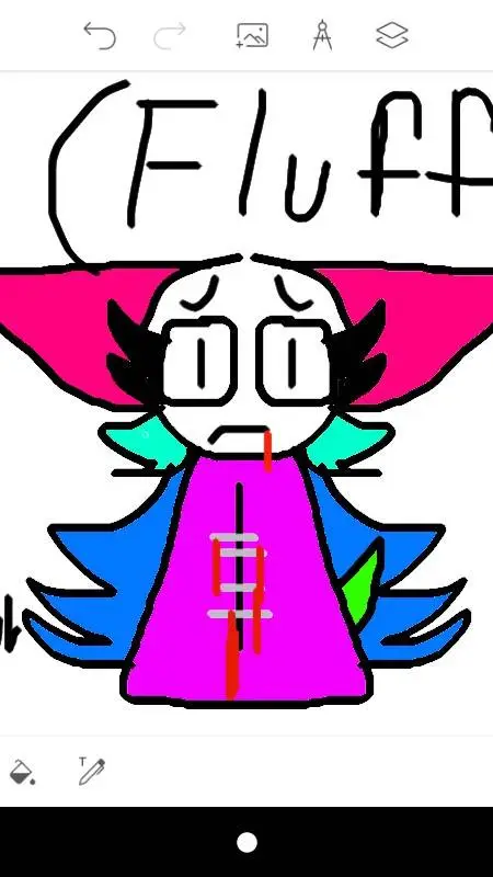 ai character: Fluffy  phase 2  background