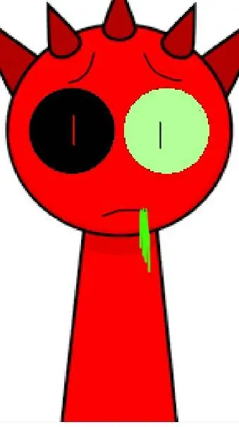 ai character: Raddy zombified  background