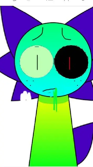 ai character: Sulfur zombified  background