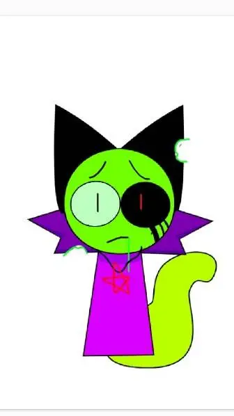 ai character: Acid zombified  background