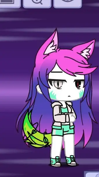 ai character: Shiro gacha  background