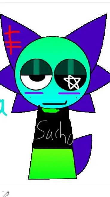 ai character: Sacha Sprunki  background