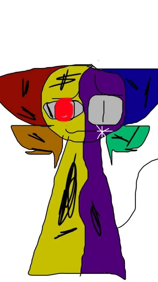 ai character: Darkū horror  background