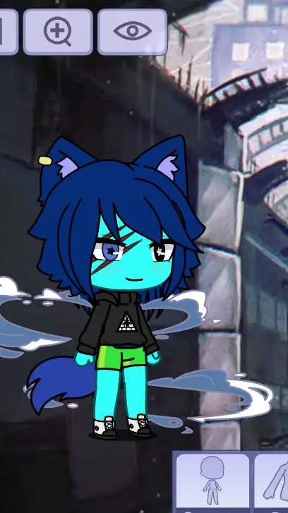 ai character: Sacha gacha vr background