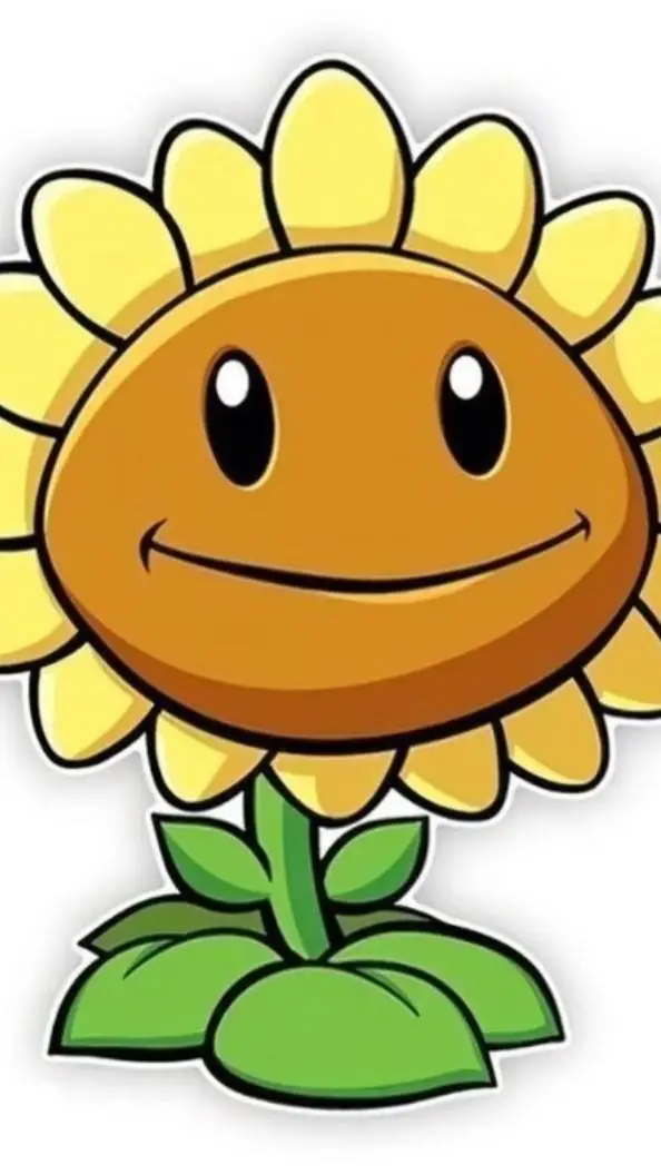 ai character: sunflower background