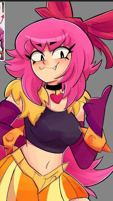 ai character: melodie  background