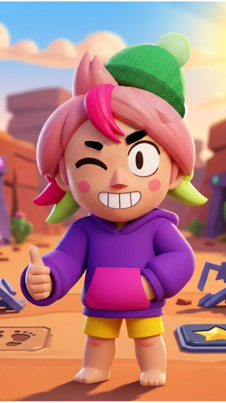 ai character: Candy background