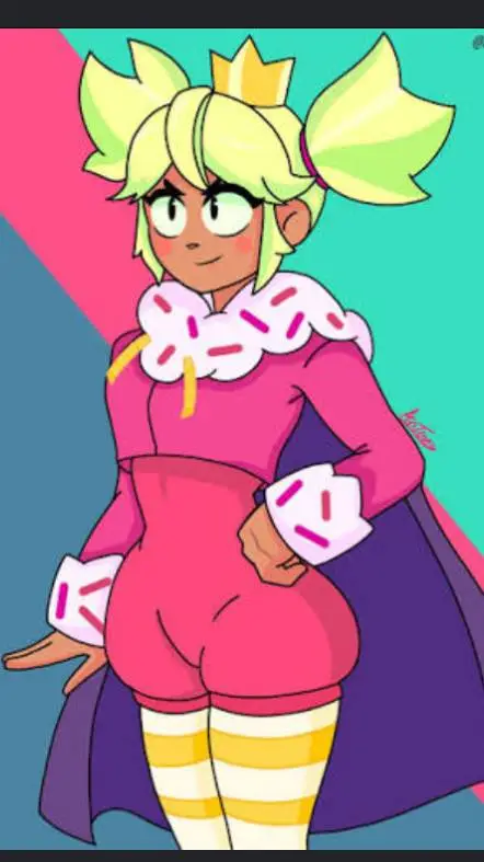 ai character: Brawl Stars Mandy background