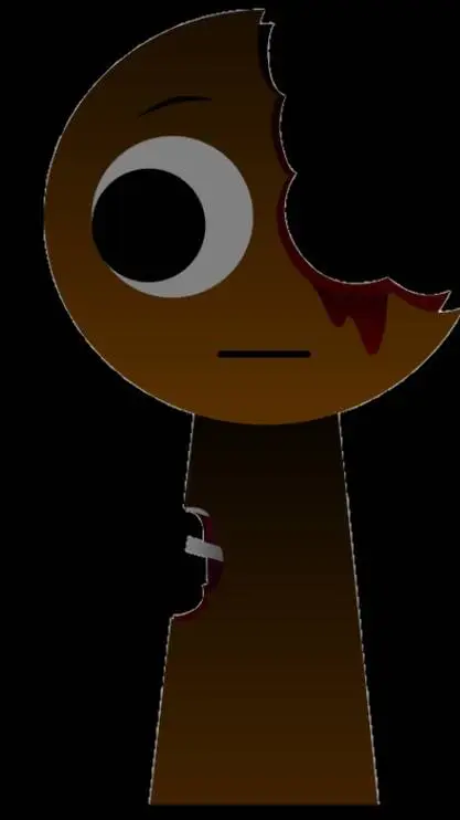 ai character: sprunki brud scary background