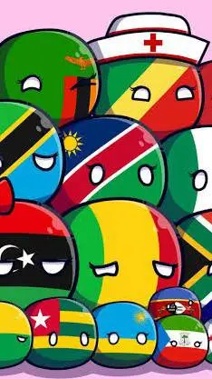 ai character: Countryballs WW3 background