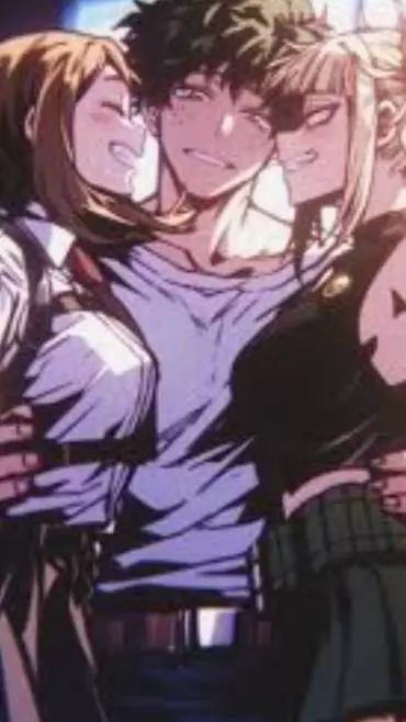 ai character: himiko y uraraka  background