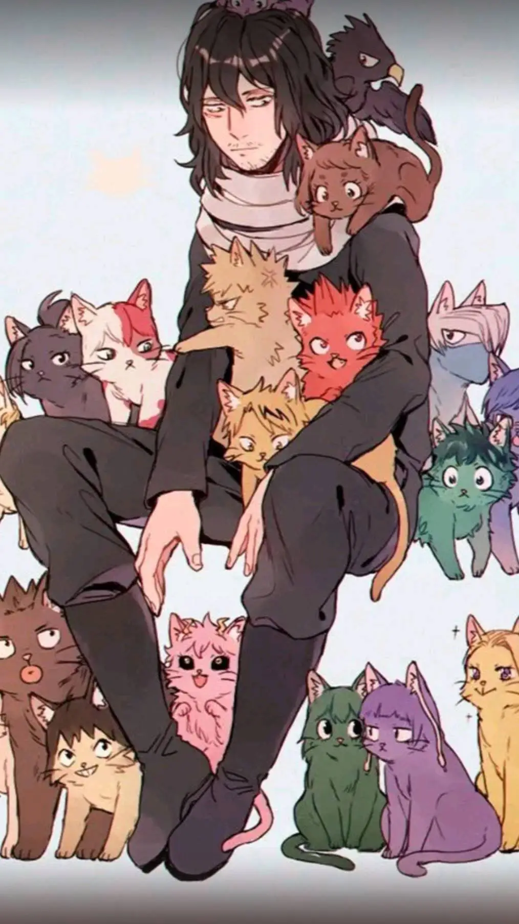 ai character: Alunos 1-A gatos?! background