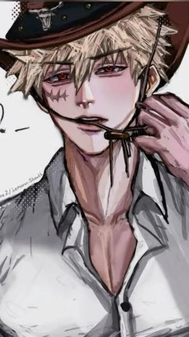 ai character: 🔥 Katsuki CowBoy 😏 background