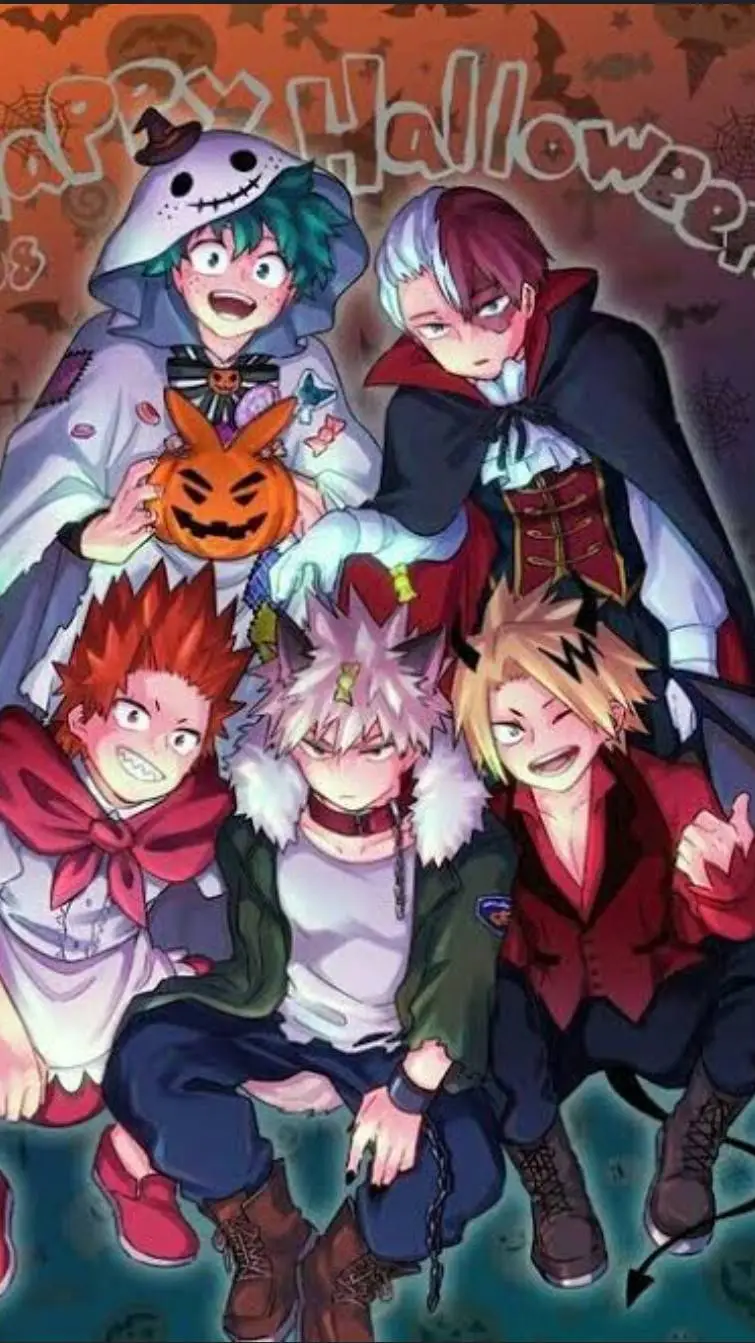ai character: 🧟Boku No Hero🎃 background