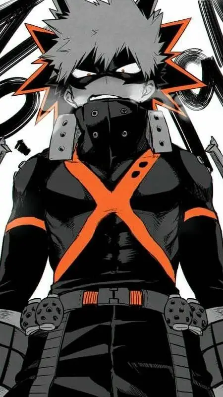 ai character: 🔥Bakugou😏 background